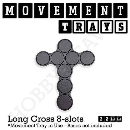 32mm Movement Trays for Tabletop Games | Compatible with Popular Miniatures | Full Range