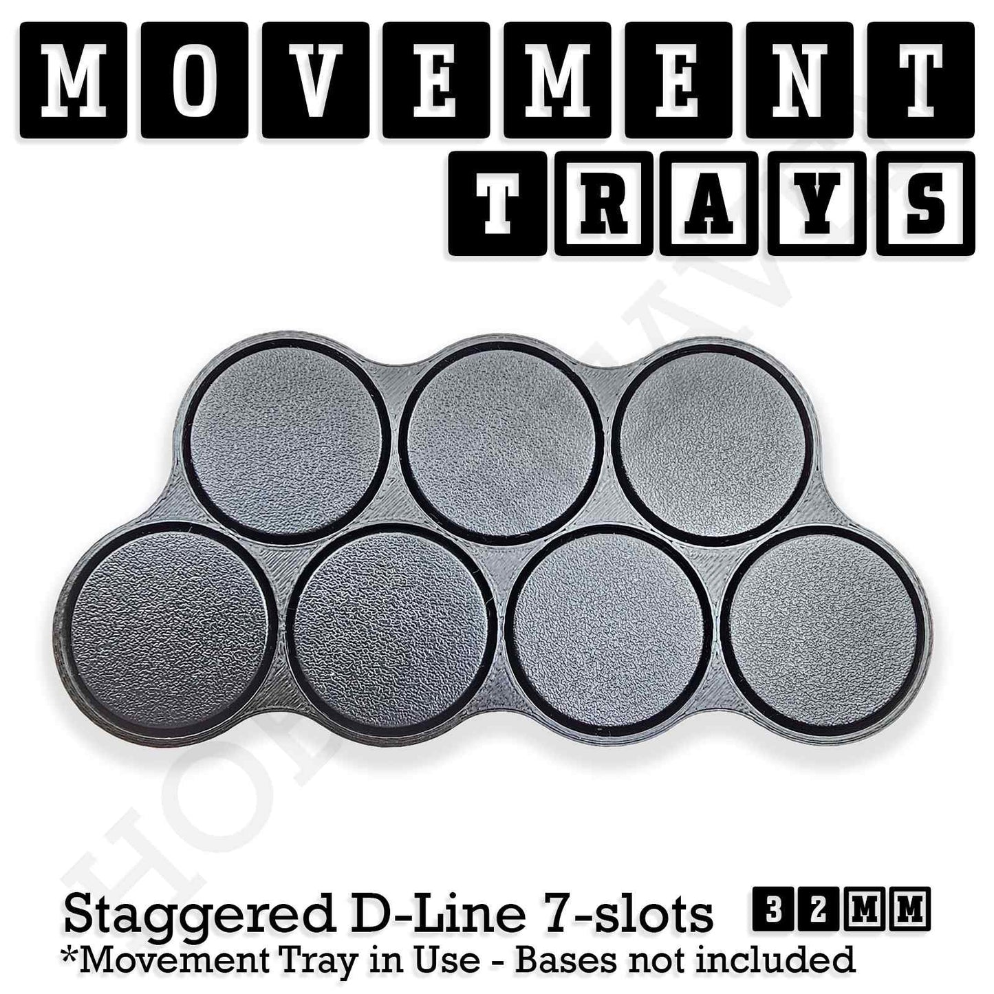 32mm Movement Trays for Tabletop Games | Compatible with Popular Miniatures | Full Range