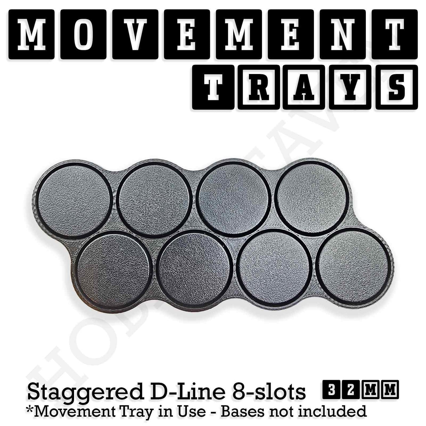 32mm Movement Trays for Tabletop Games | Compatible with Popular Miniatures | Full Range