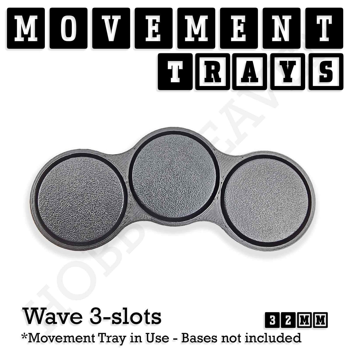 32mm Movement Trays for Tabletop Games | Compatible with Popular Miniatures | Full Range