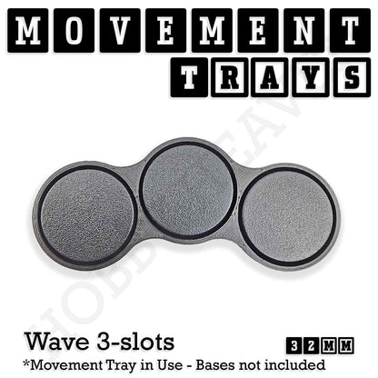32mm Movement Trays for Tabletop Games | Compatible with Popular Miniatures | Full Range