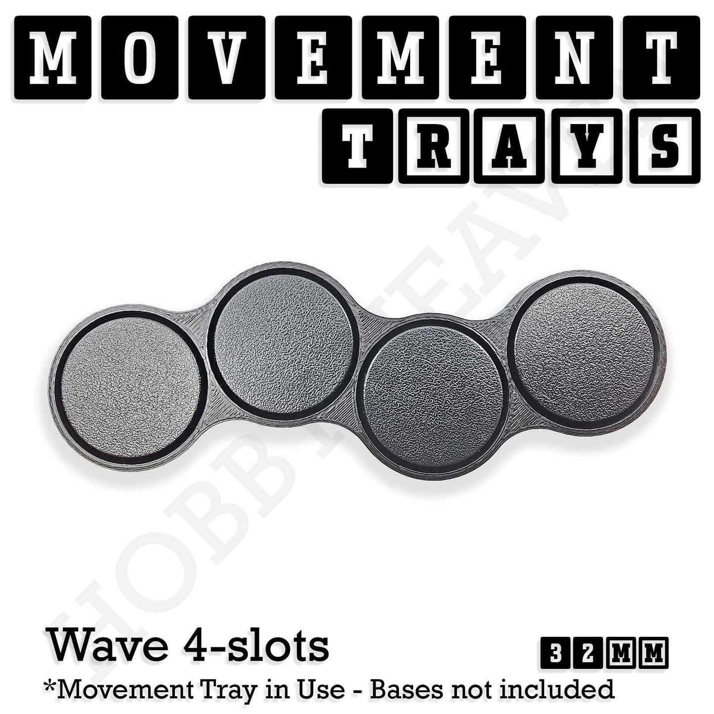 32mm Movement Trays for Tabletop Games | Compatible with Popular Miniatures | Full Range