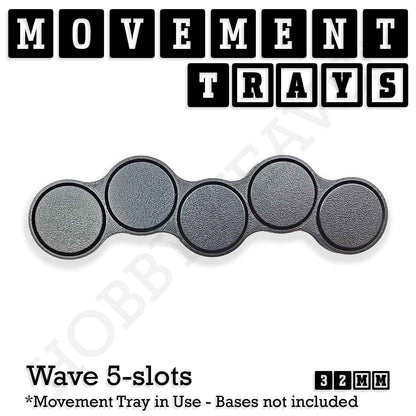 32mm Movement Trays for Tabletop Games | Compatible with Popular Miniatures | Full Range
