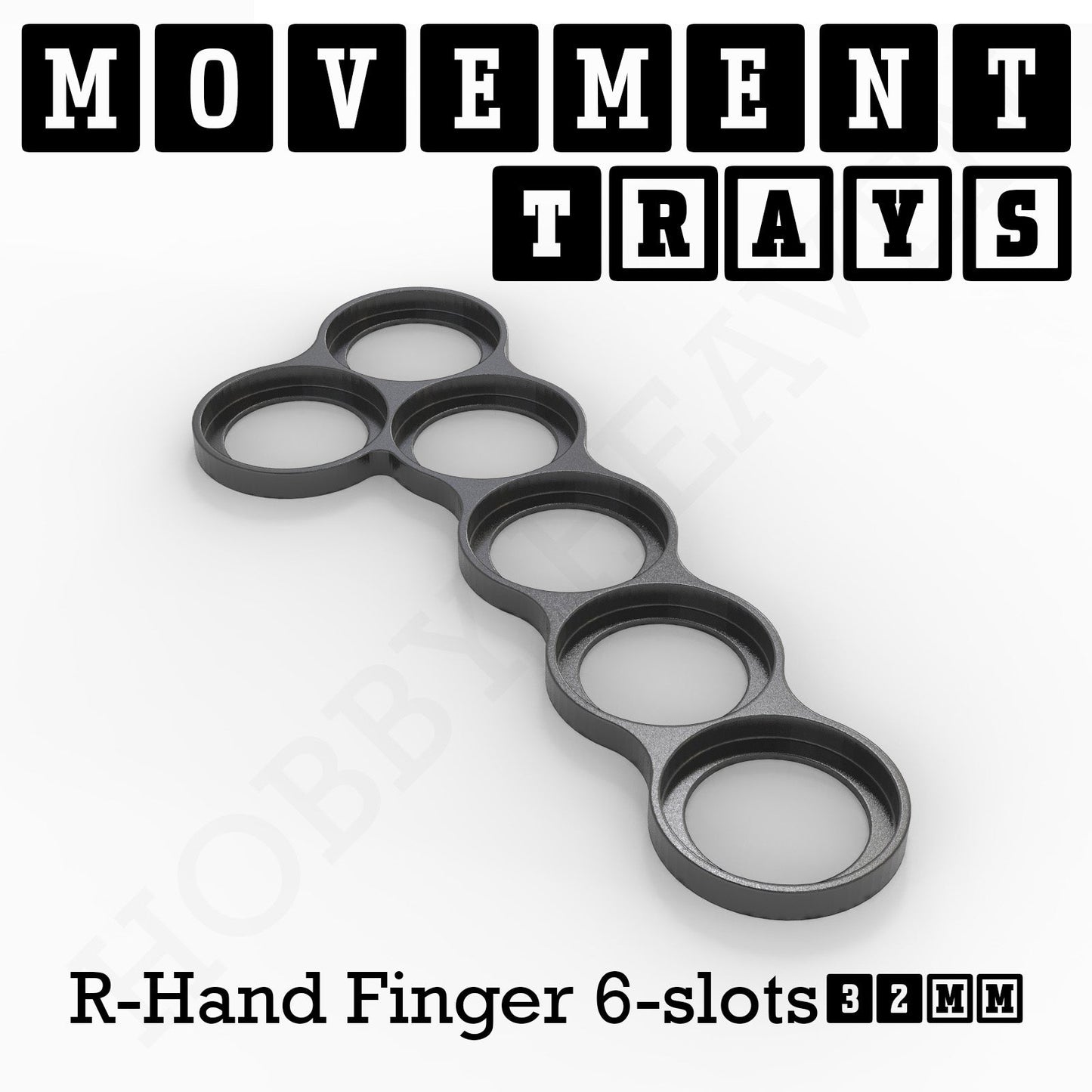 32mm Movement Trays for Tabletop Games | Compatible with Popular Miniatures | Full Range