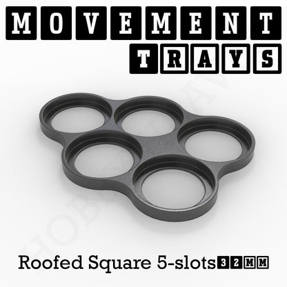 32mm Movement Trays for Tabletop Games | Compatible with Popular Miniatures | Full Range