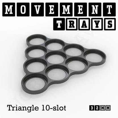 32mm Movement Trays for Tabletop Games | Compatible with Popular Miniatures | Full Range