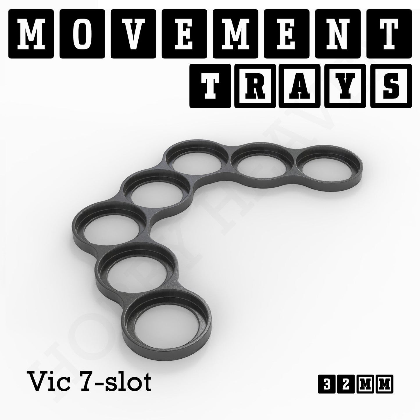 32mm Movement Trays for Tabletop Games | Compatible with Popular Miniatures | Full Range