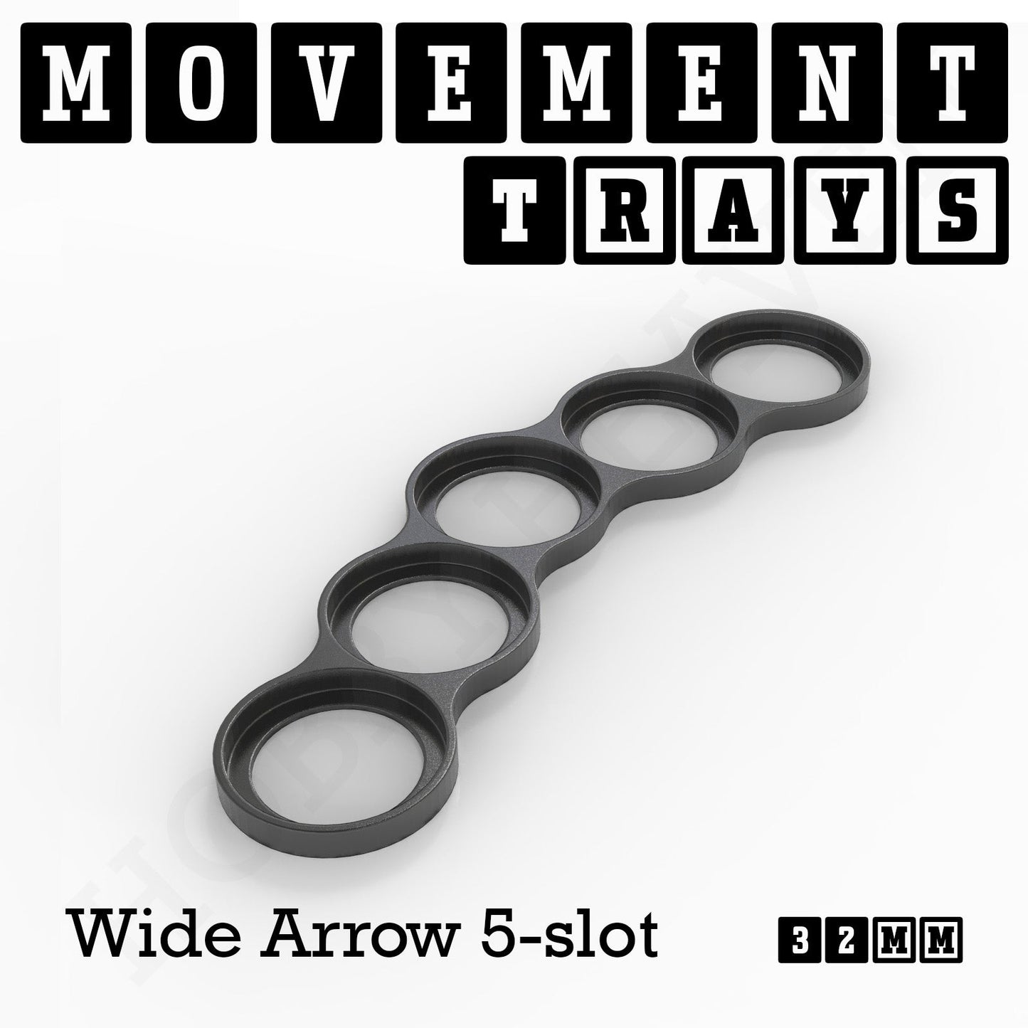 32mm Movement Trays for Tabletop Games | Compatible with Popular Miniatures | Full Range