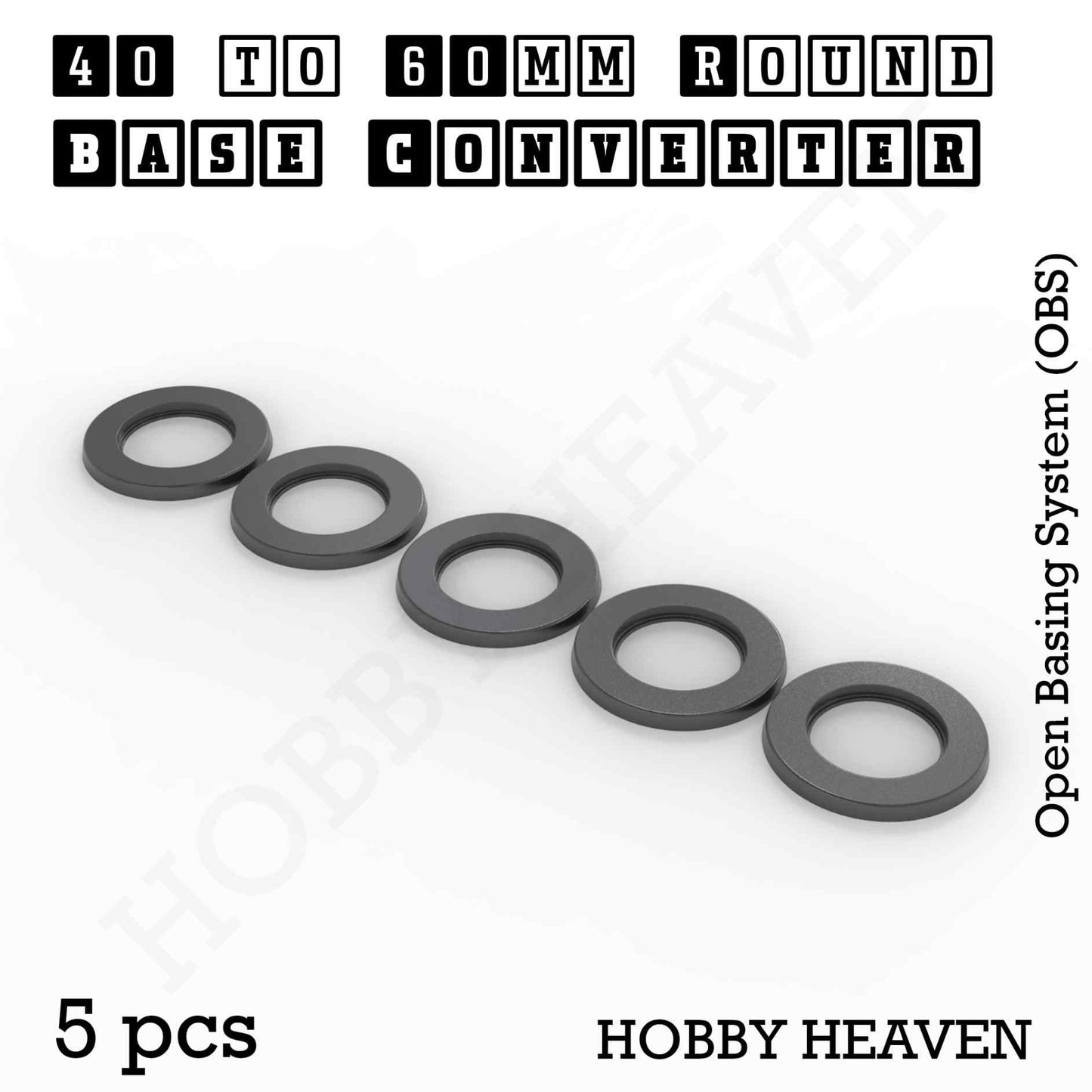 Round Bases Size Converters Round to Round 3d Print Full Range