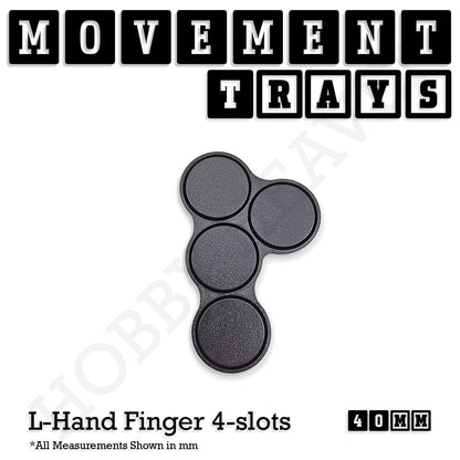 40mm Movement Trays for Miniatures | Tabletop Wargames Compatible | Full Range