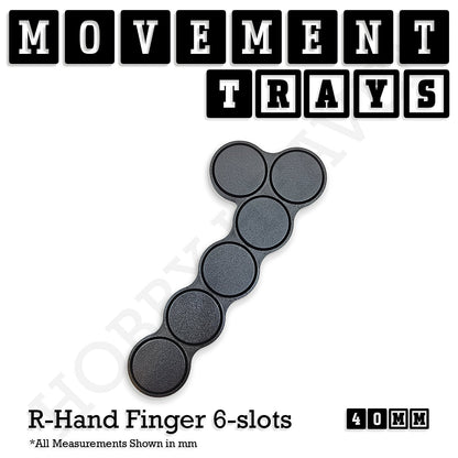 40mm Movement Trays for Miniatures | Tabletop Wargames Compatible | Full Range