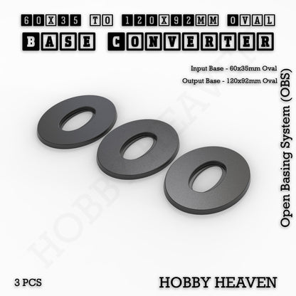 Oval To Oval Bases Size Converters 3d Print Full Range