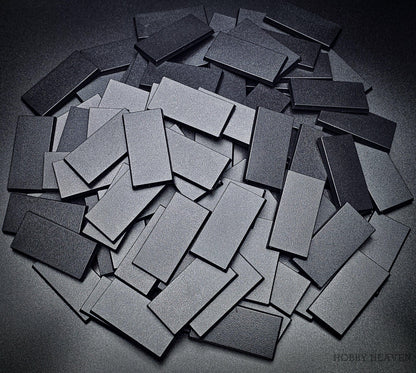 60x30mm Rectangle Bases for Tabletop Games | Premium Wargaming Cavalry Bases
