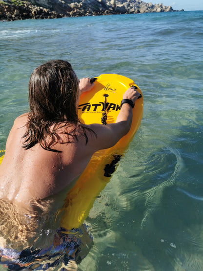 Hönö Bodyboard | Plastic Neutral | Yellow | Wave Ready