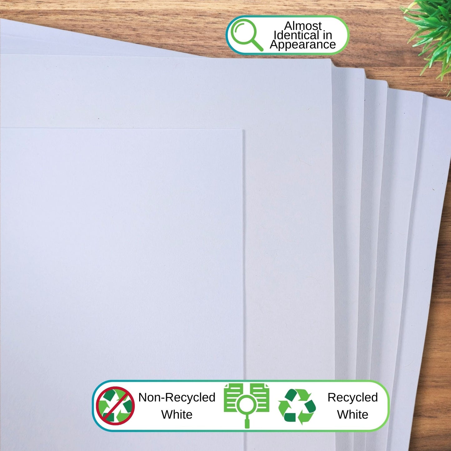 White A5 100% Recycled Copy Printer Office Paper 1000 Sheets 90gsm