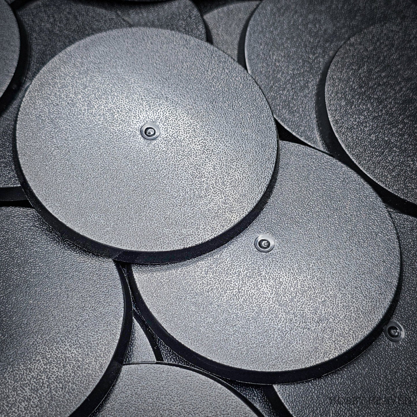 70mm Round Plain Plastic Bases