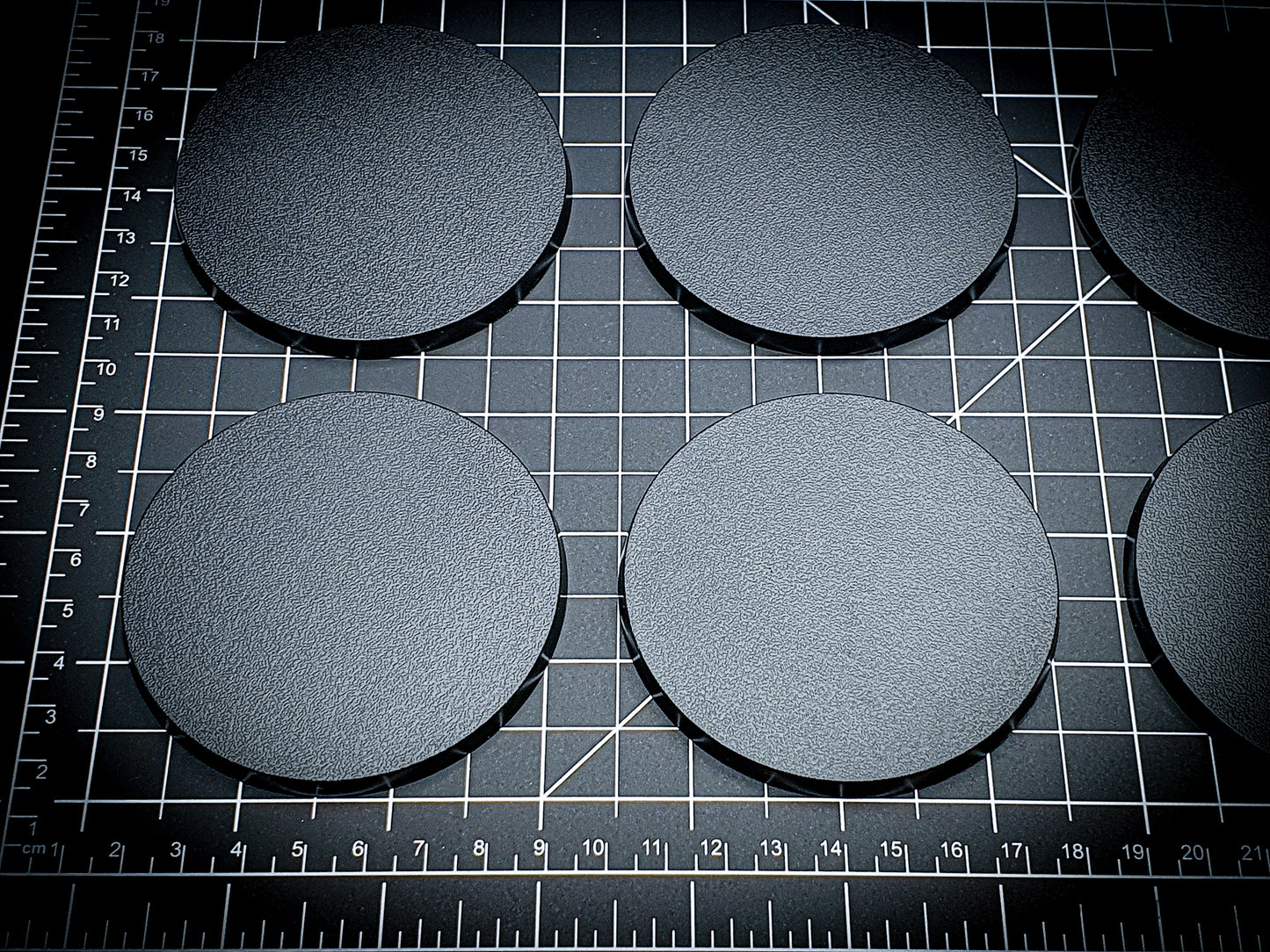 80mm Round Plain Plastic Bases