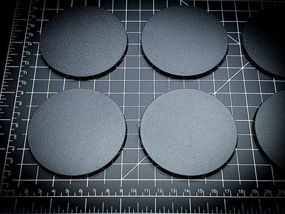 80mm Round Plain Plastic Bases