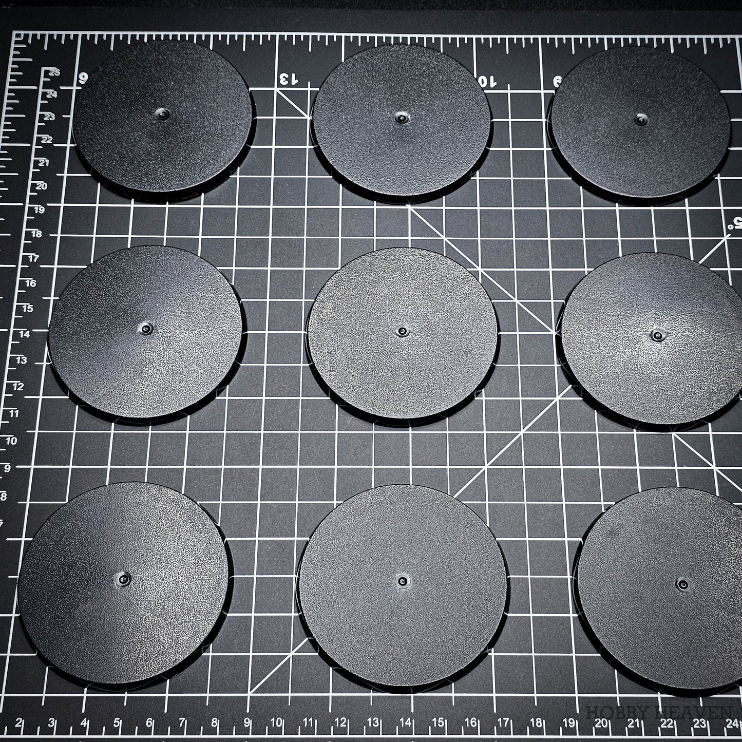 70mm Round Plain Plastic Bases