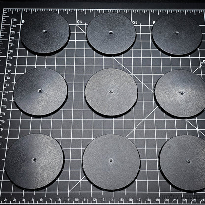 70mm Round Plain Plastic Bases