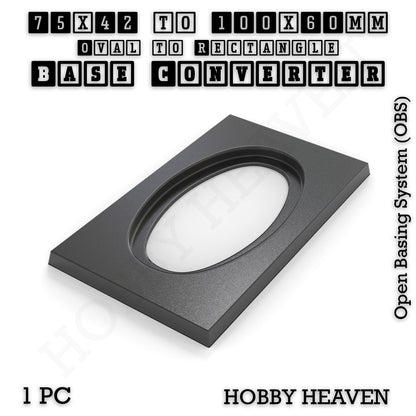 Wargaming Oval to Rectangle Base Converters – Tabletop Games | 3D Printed Tabletop Accessories