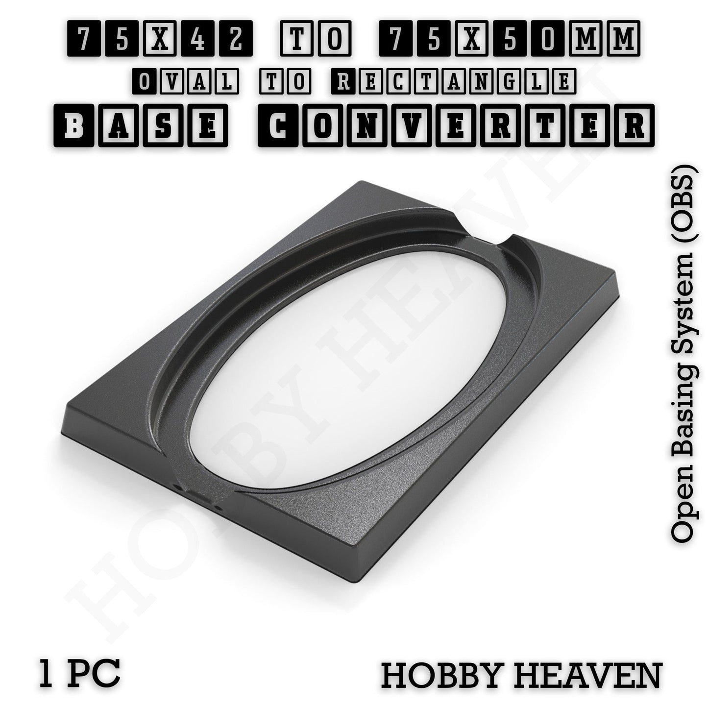 Wargaming Oval to Rectangle Base Converters – Tabletop Games | 3D Printed Tabletop Accessories