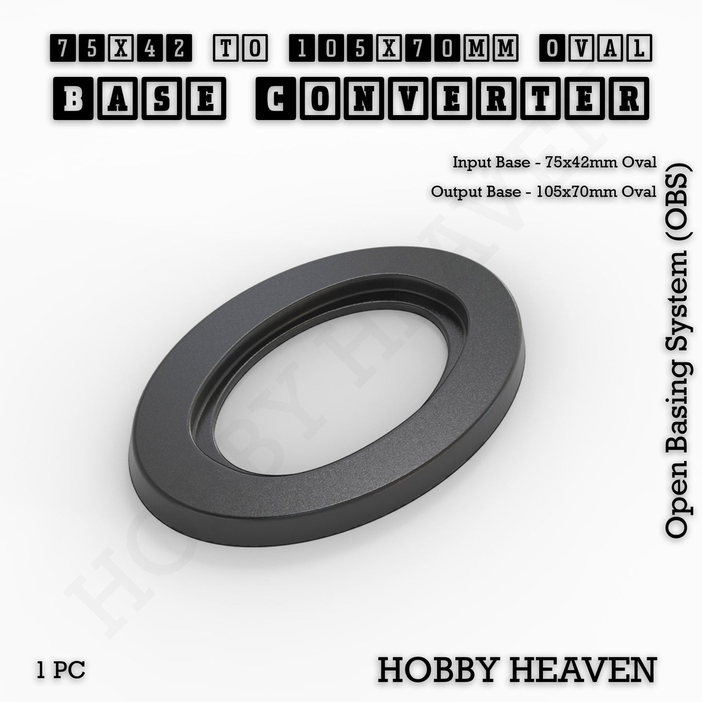 Oval To Oval Bases Size Converters 3d Print Full Range