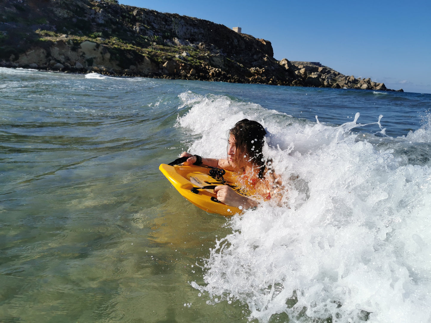 Hönö Bodyboard | Plastic Neutral | Yellow | Wave Ready