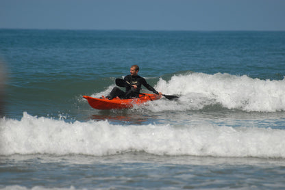 Kaafu Eco Solo Kayak | 100% Ocean Plastic | Black | Lightweight & Stable