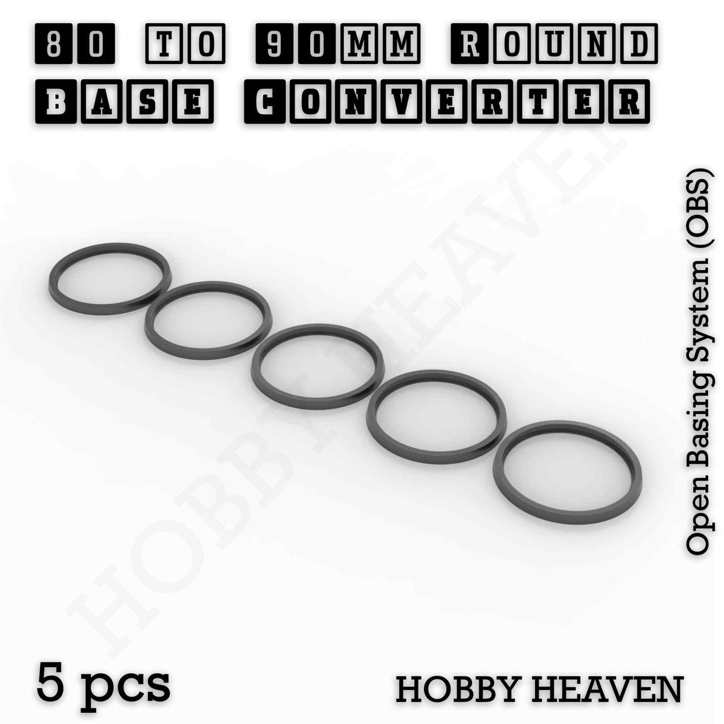 Round Bases Size Converters Round to Round 3d Print Full Range