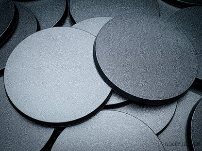 80mm Round Plain Plastic Bases