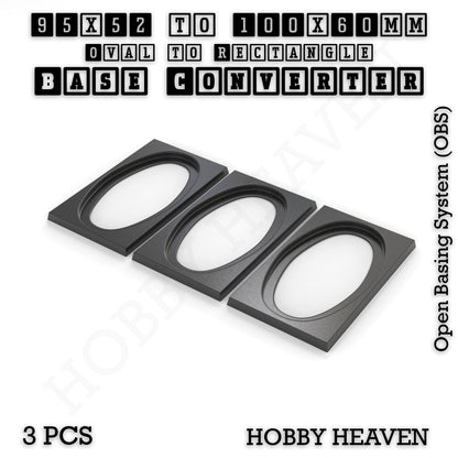 Wargaming Oval to Rectangle Base Converters – Tabletop Games | 3D Printed Tabletop Accessories