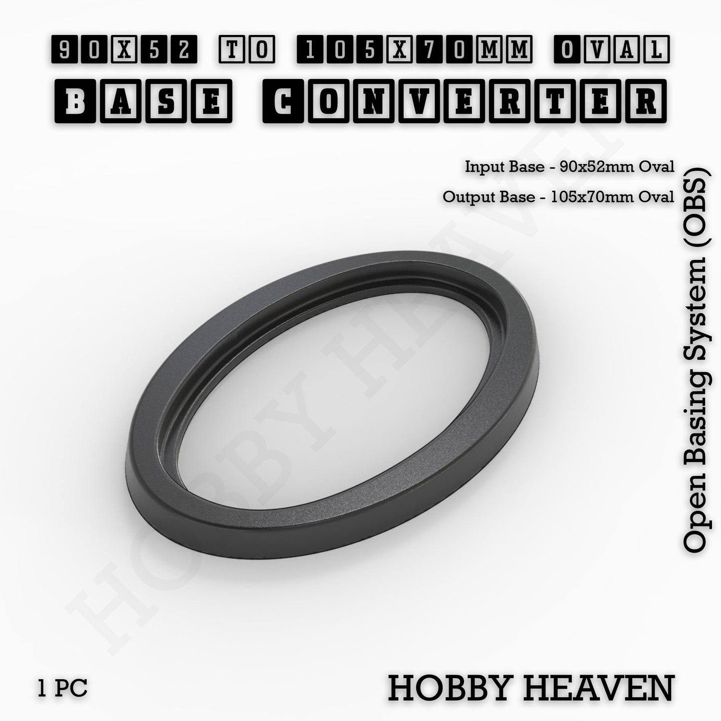 Oval To Oval Bases Size Converters 3d Print Full Range