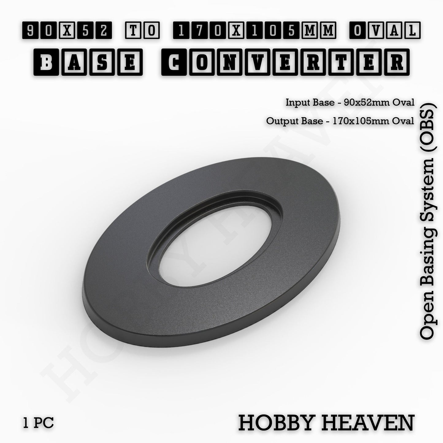 Oval To Oval Bases Size Converters 3d Print Full Range