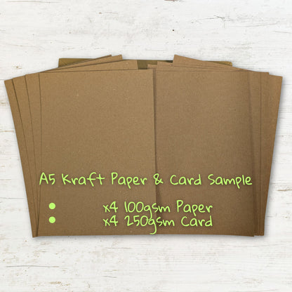 Kraft Paper & Card Sample Pack
