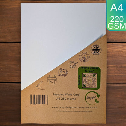 A4 White Card 220gsm