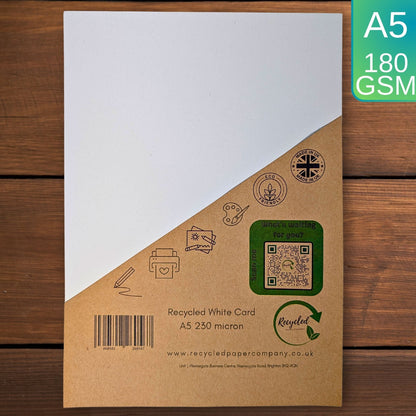A5 White Card 180gsm