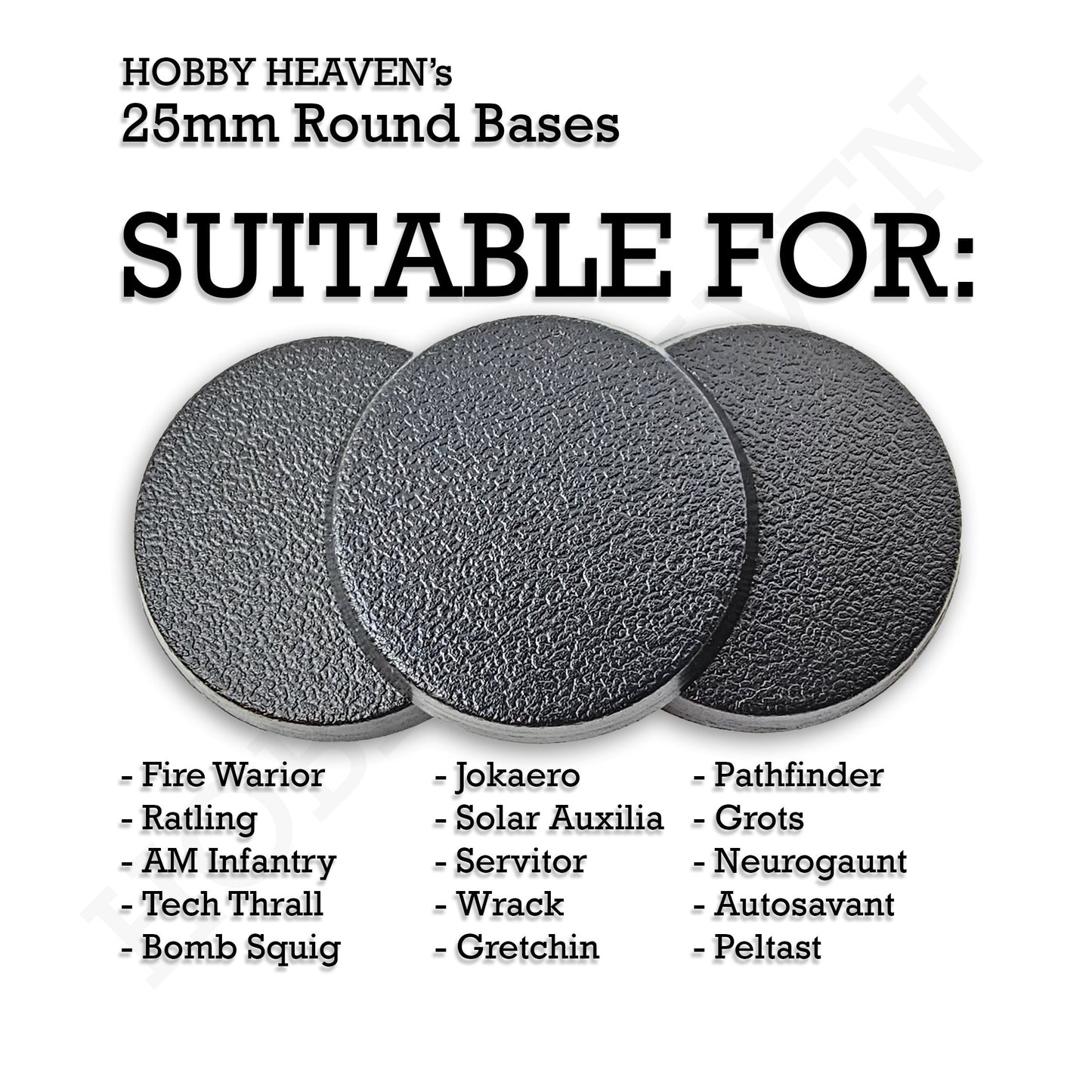 25mm to 32mm Round Base Converter | Professional Gaming Base Adapter