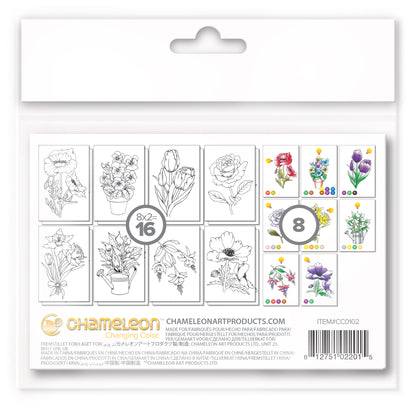 Chameleon Color Cards  - Flowers (16 Pack)