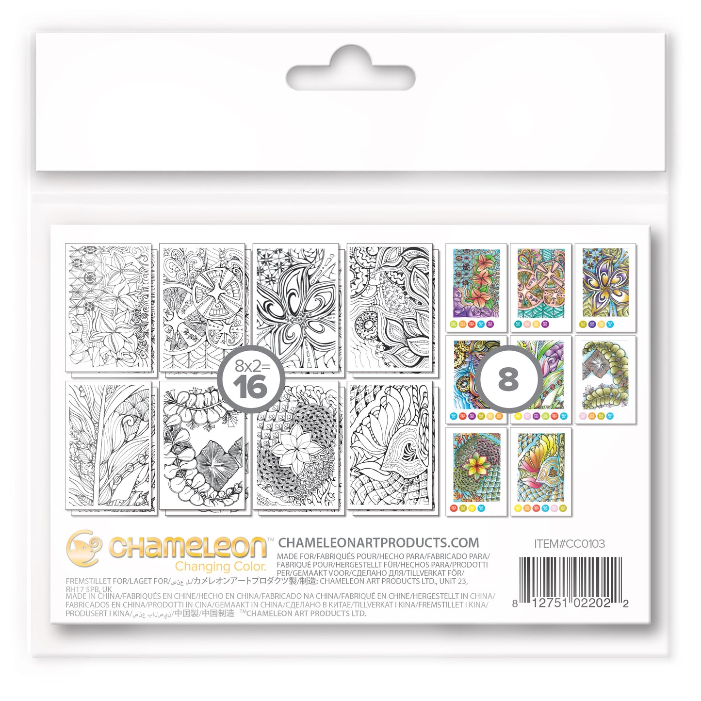Chameleon Color Cards  - Zen (16 Pack)