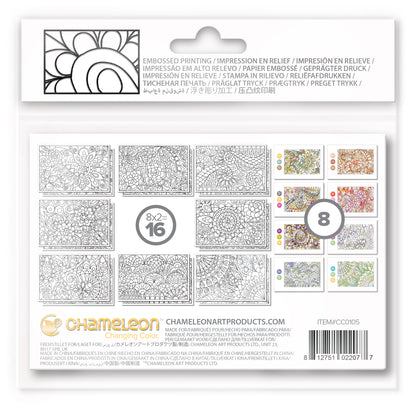 Chameleon Color Cards  - Floral Patterns (16 Pack)