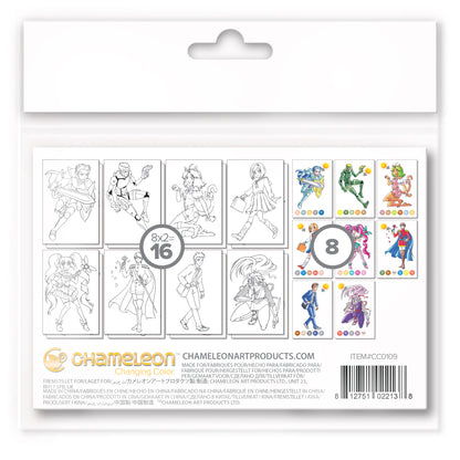 Chameleon Color Cards  - Manga (16 Pack)