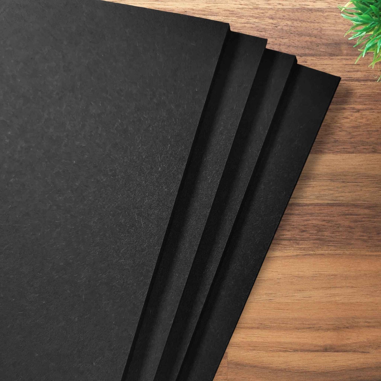 A3 Black Sugar Paper 100gsm - 100% Recycled, Ideal for Crafting and Drawing Projects