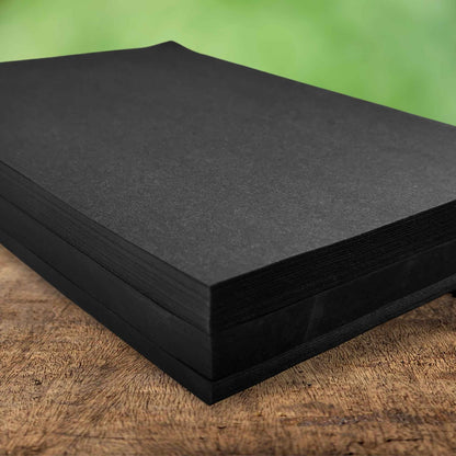 A4 Black Sugar Paper 100gsm