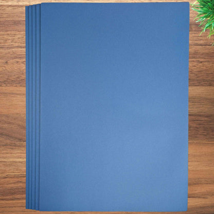 100% Recycled Blue Sugar Paper A2 100gsm - Perfect for Art, Craft and School Projects