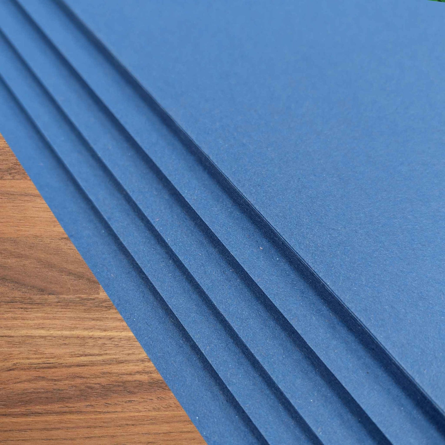 100% Recycled Blue Sugar Paper A2 100gsm - Perfect for Art, Craft and School Projects