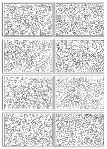 Chameleon Color Cards  - Floral Patterns (16 Pack)