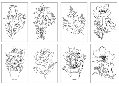 Chameleon Color Cards  - Flowers (16 Pack)