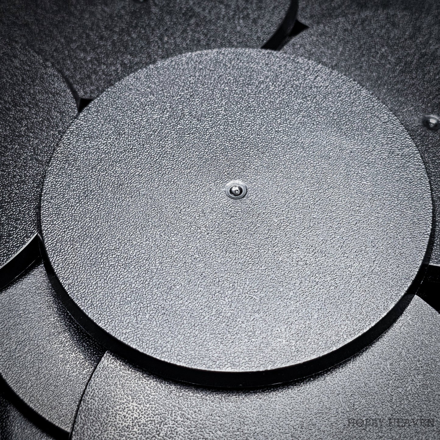 90mm Round Plain Plastic Bases