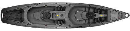 Mahee Eco Tandem Kayak | 100% Ocean Plastic | Black | Stable & Durable